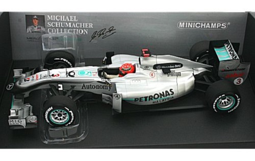 Mercedes W01 Michael Schumacher 2010 Minichamps 1/18