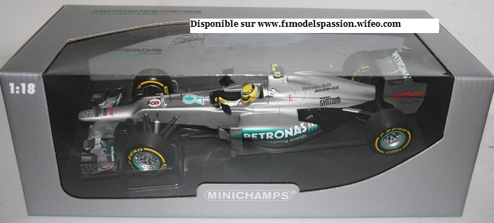 Mercedes W03 Nico Rosberg 2012 Minichamps 1/18