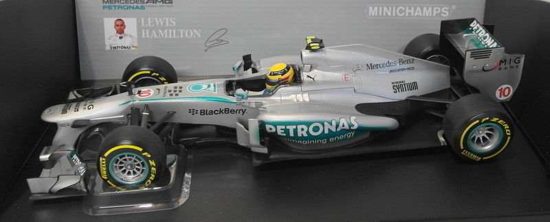 Mercedes W04 Lewis Hamilton 2013 Minichamps 1/18