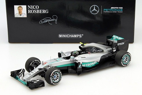 Mercedes W07 Nico Rosberg World Champion 2016 Team Minichamps 1/18