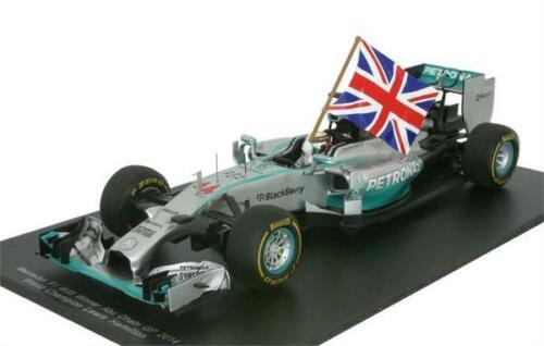 Mercedes W05 Lewis Hamilton World Champion Abu Dhabi 2014 Spark 1/18