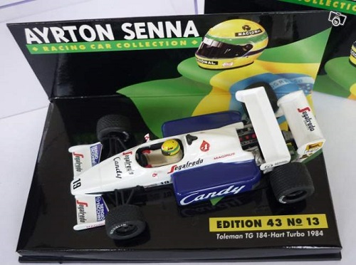 Toleman Hart TG184 Ayrton Senna GP Monaco 1984  Minichamps 1/43