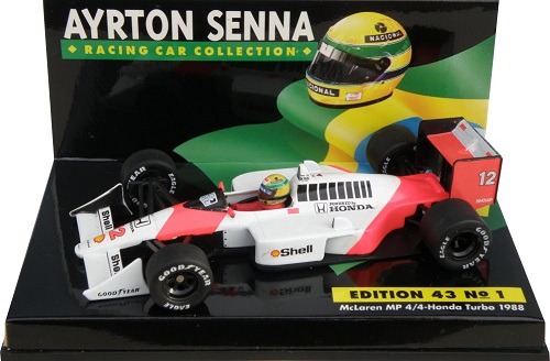 McLaren Honda MP4/4 Ayrton Senna 1988  Minichamps 1/43