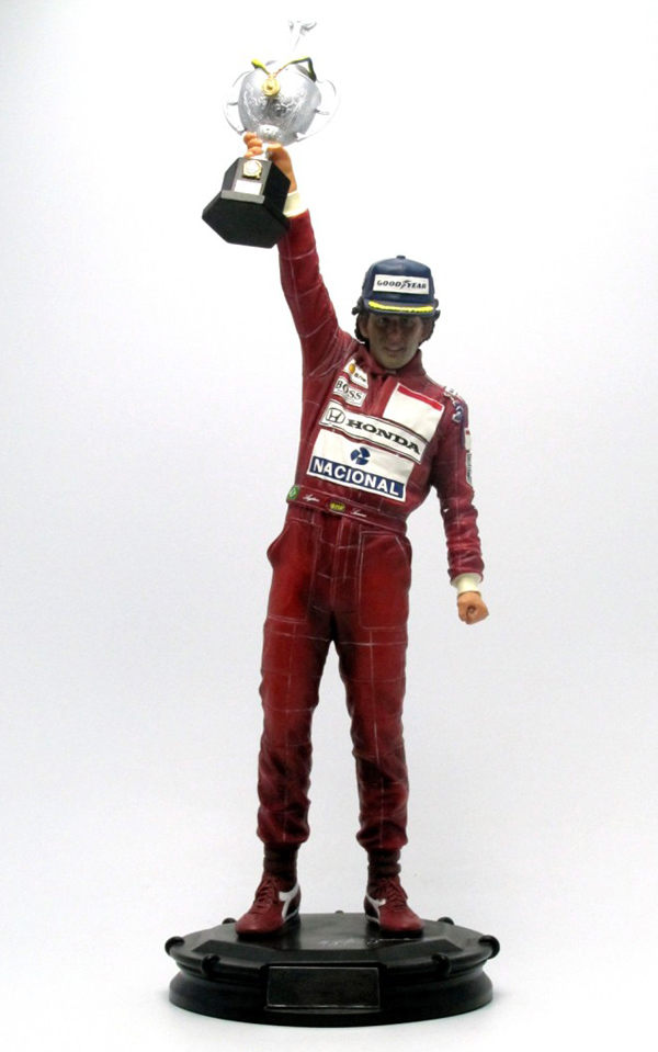 McLaren Honda Ayrton Senna Figurine GP Brésil Coupe 1991 1/6