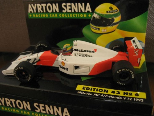 McLaren Honda MP4/7 Ayrton Senna 1992  Minichamps 1/43