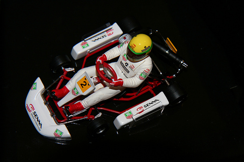 Kart Bercy Ayrton Senna 1993  Minichamps 1/18