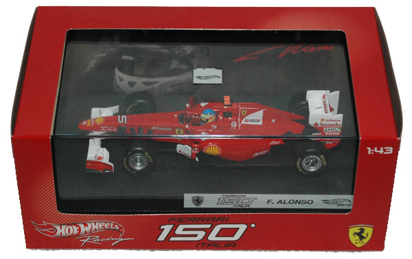 Ferrari F150 Fernando Alonso 2011  Hotwheels 1/43