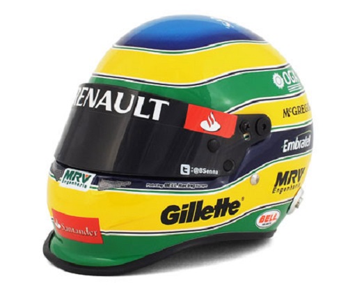 Williams Renault Casque Bruno Senna 2012 Bell Mini Helmet 1/2
