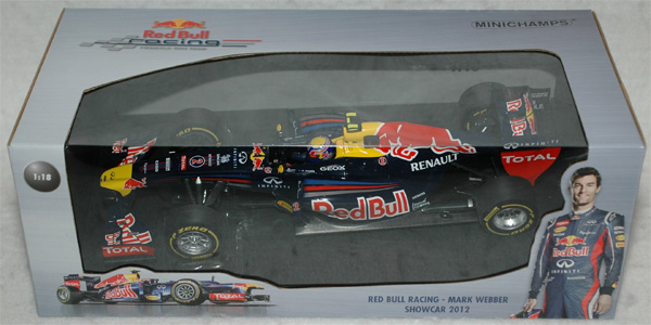 Red Bull Renault RB8 Mark Webber 2012 Minichamps 1/18