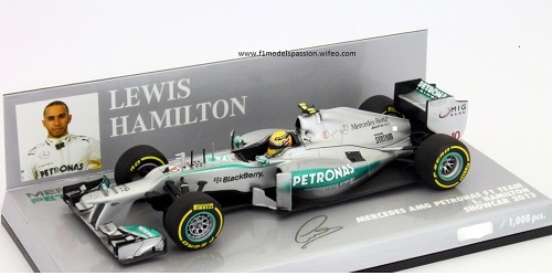 Mercedes Lewis Hamilton 2013 Minichamps 1/43