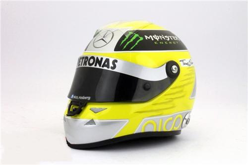Mercedes Casque Nico Rosberg 2013 Schubert Mini Helmet 1/2