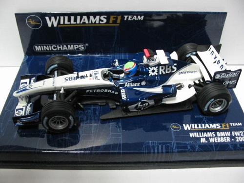 Williams BMW FW27 Mark Webber 2005 Minichamps 1/43