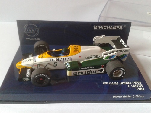 Williams Honda FW09 Jacques Lafitte 1984 Minichamps 1/43