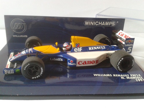 Williams Renault FW14 Nigel Mansell 1991 Minichamps 1/43