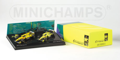 Jordan Mugen Honda 199 & EJ10 Coffret Anniversaire Minichamps 1/43