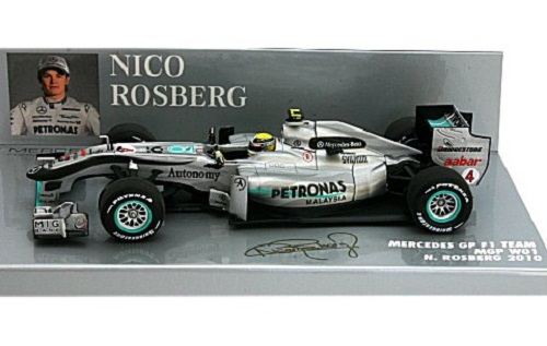 Mercedes W01 Nico Rosberg 2010 Minichamps 1/43