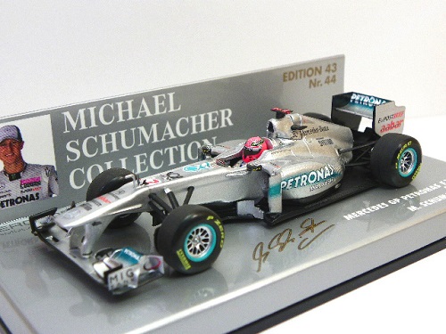 Mercedes W02 Michael Schumacher 2011 Minichamps 1/43