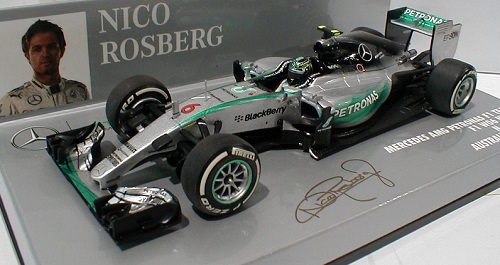 Mercedes W06 Nico Rosberg World Champion 2015 Team Minichamps 1/43
