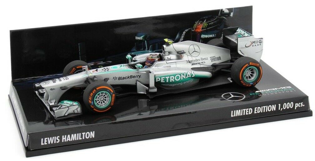 Mercedes Lewis Hamilton 2013 GP USA Minichamps 1/43