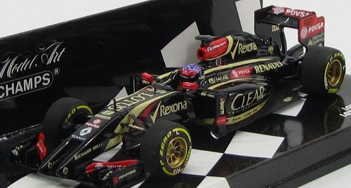 Lotus Renault E22 Romain Grosjean  2014 Minichamps 1/43