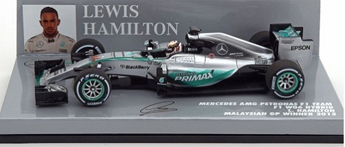 Mercedes W06 Lewis Hamilton World Champion 2015 Minichamps 1/43