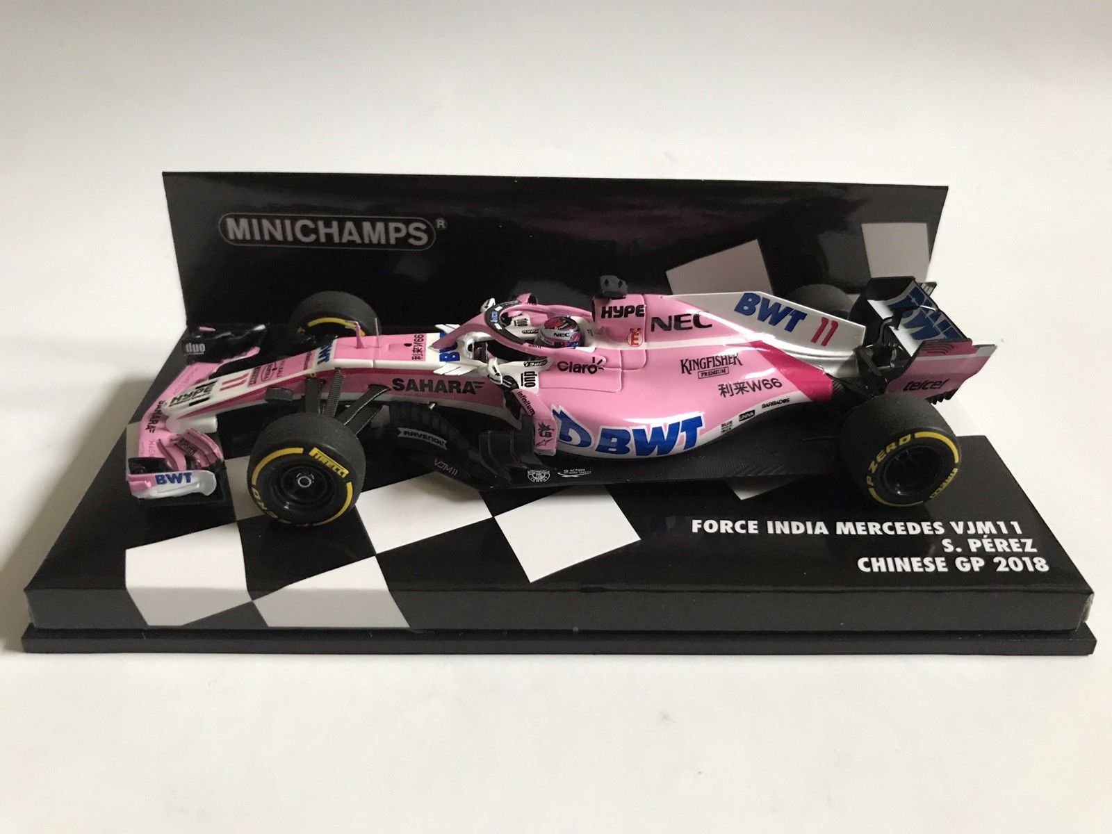 Force India VJM11 Sergio Perez 2018 Minichamps 1/43