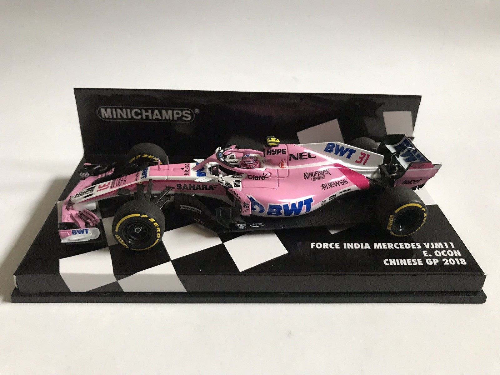 Force India VJM11 Esteban Ocon 2018 Minichamps 1/43
