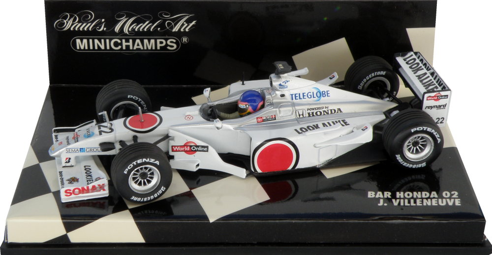 Bar Honda 02 Jacques Villeneuve 2000  Minichamps 1/43