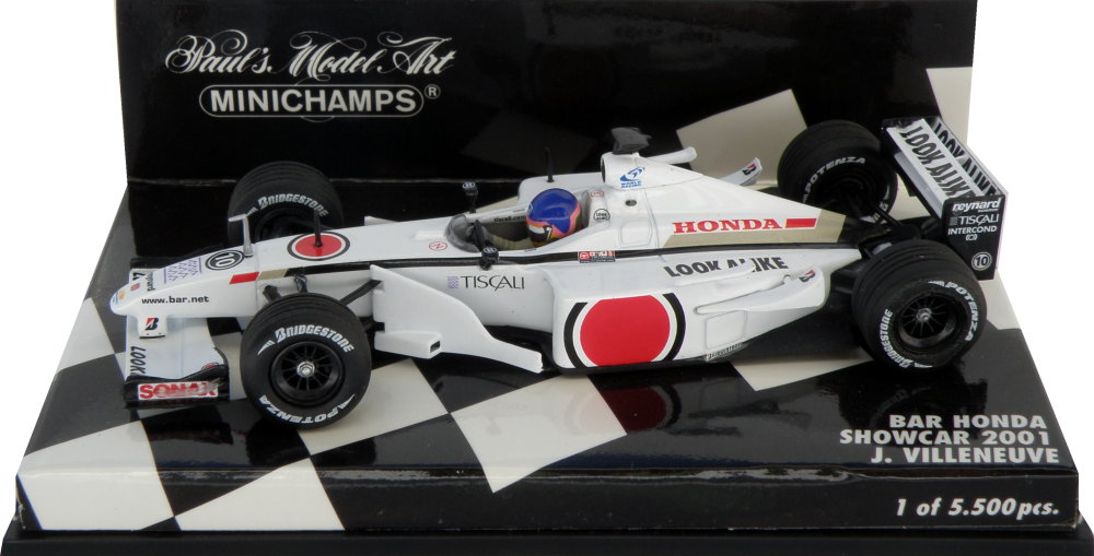 Bar Honda Jacques Villeneuve Showcar 2001 Minichamps 1/43