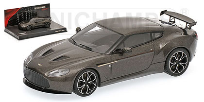 Aston Martin V12 Zagato 2012 Argent Scintilla  Minichamps 1/43