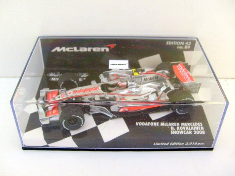McLaren Mercedes Heikki Kovalainen Showcar 2008 Minichamps 1/43