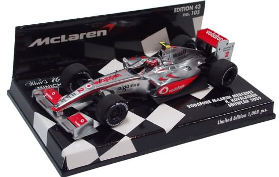 McLaren Mercedes Heikki Kovalainen Showcar 2009 Minichamps 1/43