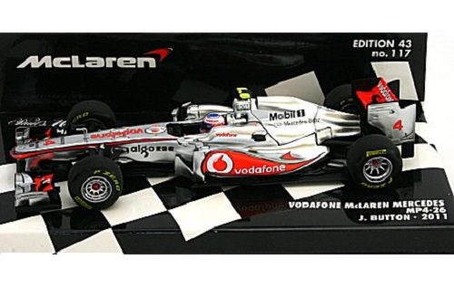 McLaren Mercedes MP4/26 Jenson Button 2011 Minichamps 1/43