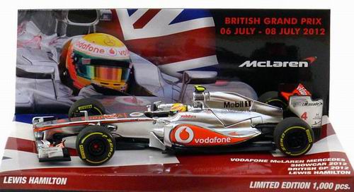 McLaren Mercedes MP4-27  Lewis Hamilton British GP Promo 2012 Minichamps 1/43