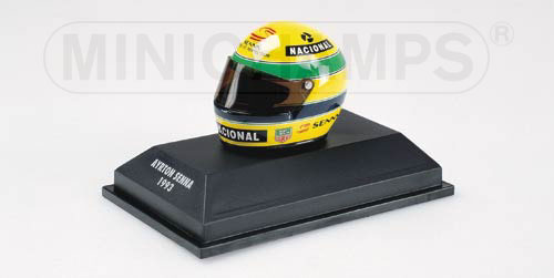Casque Ayrton Senna 1993 Kart Bercy Minichamps 1/8