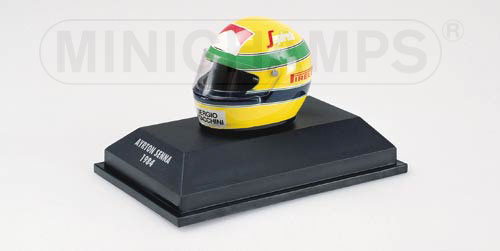 Casque Ayrton Senna 1984 Minichamps 1/8