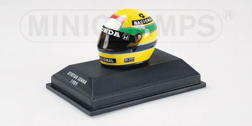 Casque Ayrton Senna 1989 Minichamps 1/8