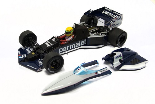 Brabham BMW BT52B Test Voiture Paul Ricard Ayrton Senna 1983 Minichamps 1/18