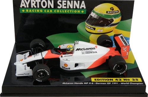 McLaren Honda MP4/6 Ayrton Senna Allemagne   World Champion 1991 1/43e
