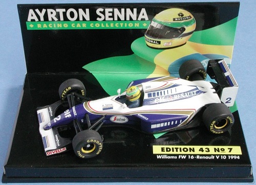 Williams Renault FW16 Ayrton Senna 1994 Minichamps 1/43