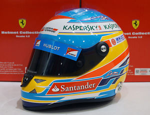 Ferrari Casque Fernando Alonso 2013 Schubert Mini Helmet 1/2