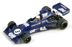 TYRRELL 007 n°3 2ème GP F1 Belgique 1975 Jody Scheckter Spark 1/43