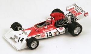 BRM P160B n°14 6ème GP F1 Brésil 1973 Clay Regazzoni Spark 1/43
