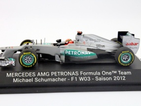 Mercedes W03 Michael Schumacher 2012 Minichamps 1/43