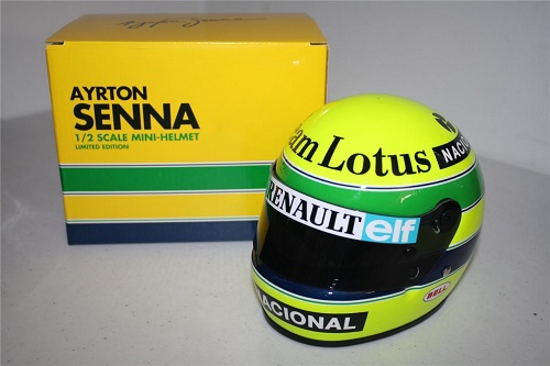 Lotus Renault Casque Bell Ayrton Senna 1985 Sport Mini Line 1/2