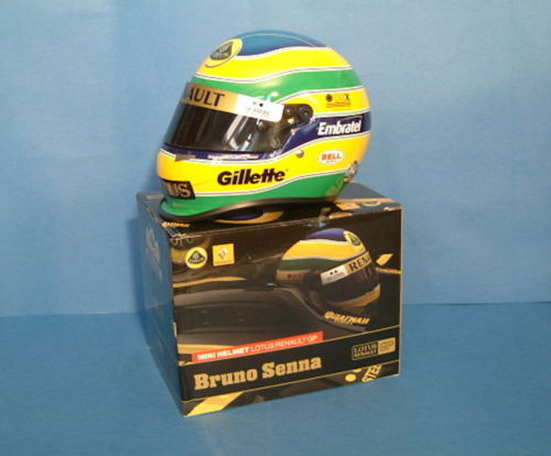 Lotus Renault Casque Bruno Senna 2011 Mini Helmet 1/2