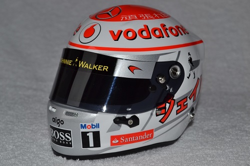 McLaren Mercedes Casque Jenson Button 2011 Suzuka Bell Mini Helmet 1/2