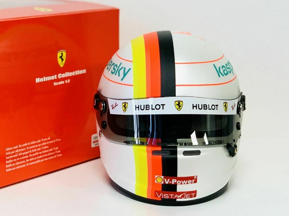 Ferrari Sebastian Vettel 2020 Mini Helmet 1/2