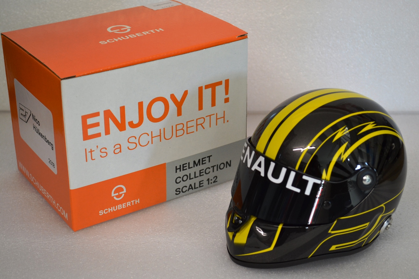 Renault Casque Nico Hulkenberg 2018 Schubert Mini Helmet 1/2