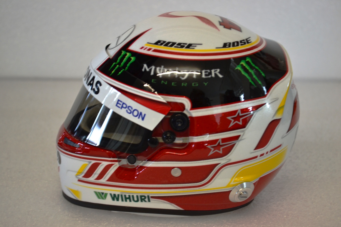 Mercedes Casque Lewis Hamilton 2018 Mini Helmet 1/2